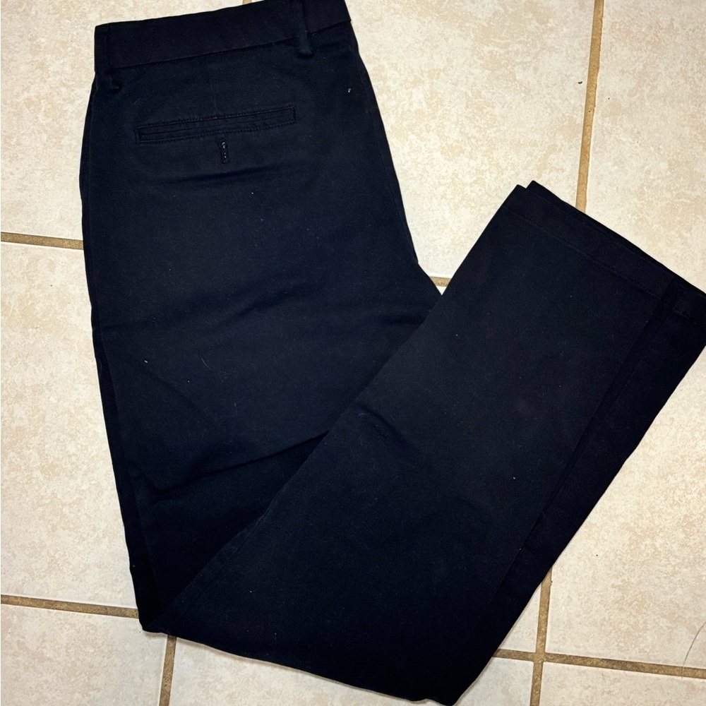 Old Navy Black Dress Pants Straight-Leg Formal